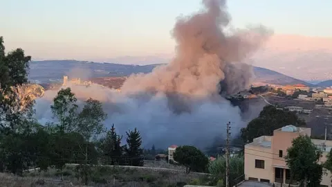 Israeli Bombing Raids Target South Lebanon