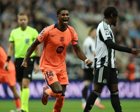 Marcus Rashford's Brace Quiets Newcastle's Party and Seals Barcelona's Victory