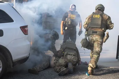 US Law Enforcement Use Teargas and Projectiles to Break Up Illinois Immigration Protest