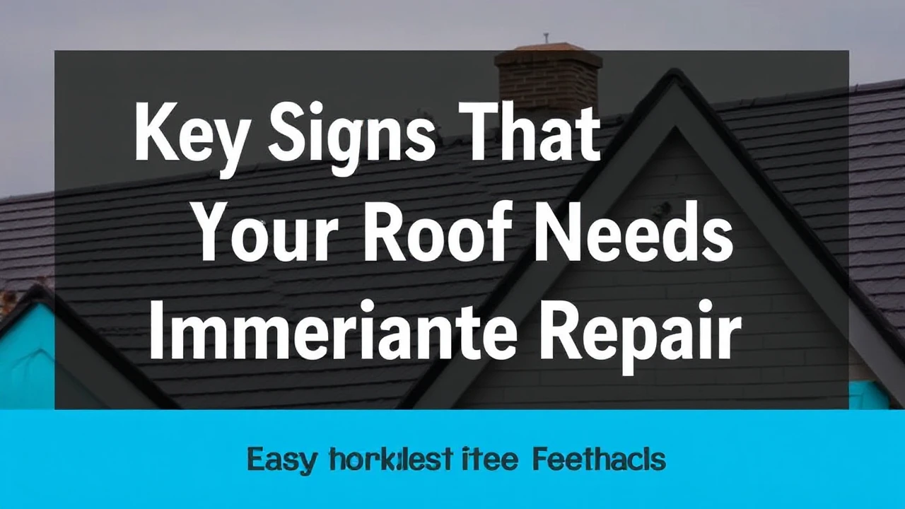 Key Signs That Your Roof Needs Immediate Repair