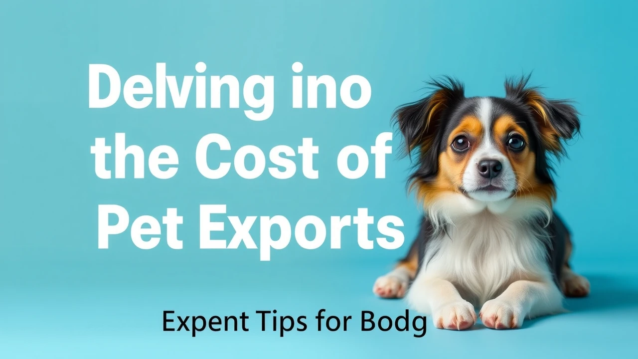Delving into the Costs of Pet Exports: Expert Tips for Budgeting