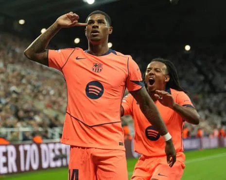 Forward spoils Newcastle's major night and declares: ‘I’m improving at Barça’
