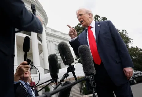 Ex-President Trump Confronts Aussie Reporter, Acknowledges Discussion with Albanese