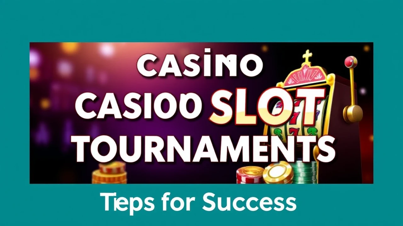 Casino Slot Tournaments: Tips for Success